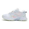 Li-Ning Rebound Fabric Leather Shock Absorbing Non-Slip Wear-Resistant Breathable Lightweight Low-Top Running Shoes Women sneakers ARLS006-4
