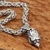 Nordic Mythology Odin's Raven Eagle Men's Titanium Steel Pendant Necklace