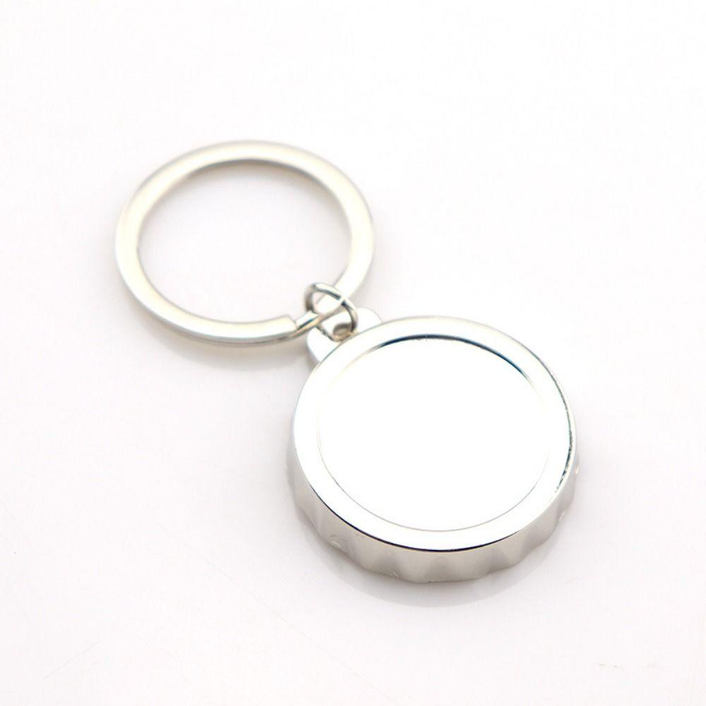 Cap Cover Bottle Opener Beer Opener with Key Chain Kitchen Bar Party Supplies Beer Bottle Cap Shape