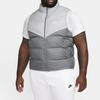 Nike Storm-FIT Windrunner Color Block Logo Stand Collar Zip Vest Men Vests Gray FB8193-077