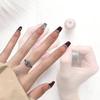 Nail Handcrafted Wearing Cherry Red  Art Highgrade Fashionable Popular Trend