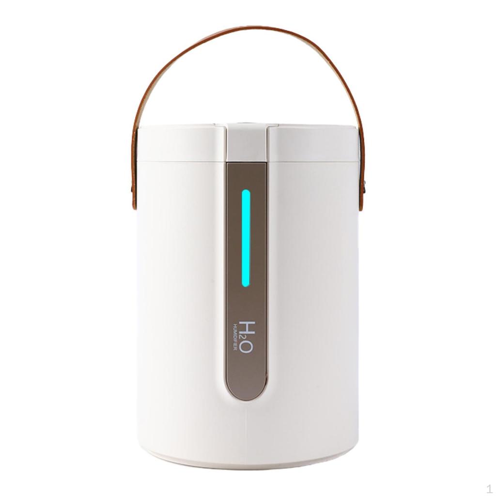 Double Spray Humidifier Personal Desk for NightStand Office Hotel White