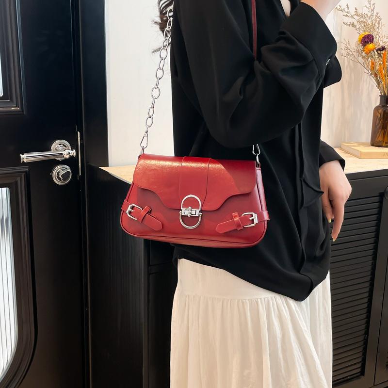 Niche Bag Women's 2025 New Armpit Bag Maillard Retro Shoulder Bag High-end Fashion Commuter Messenger Bag