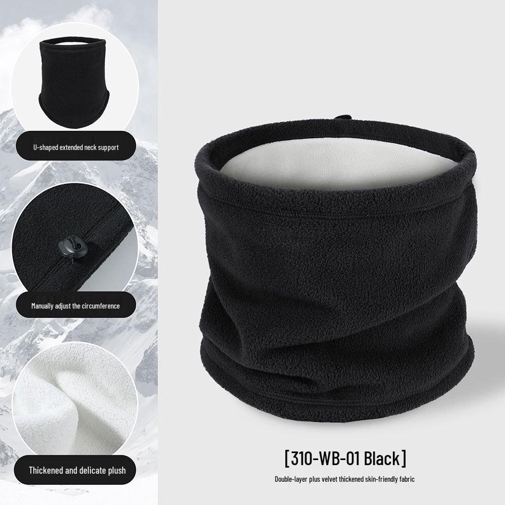 Ruidong Double Layer Winter Ski Neck Gaiter: Thick, Warm Outdoor Sports and Cycling Face Mask