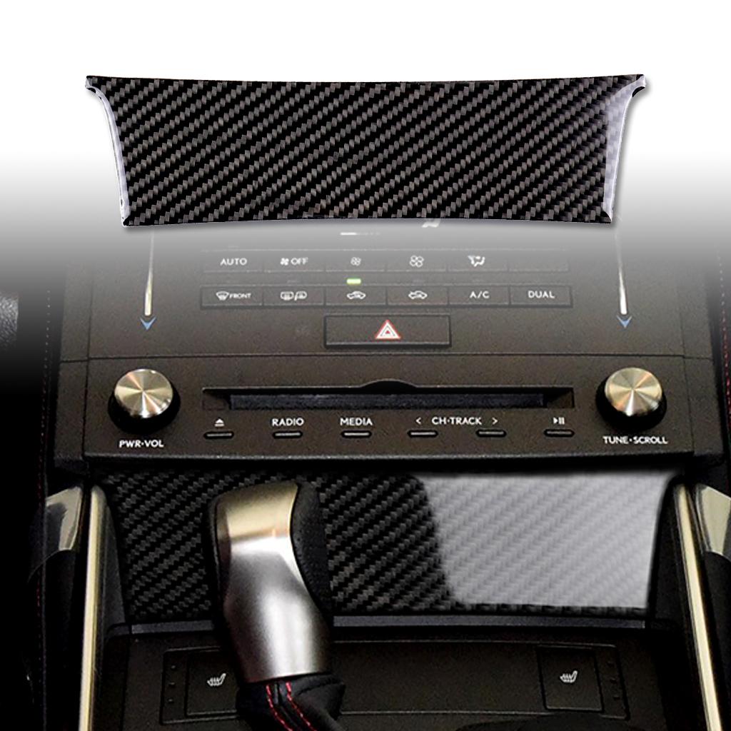 Carbon Fiber Car Accessories Center Console Storage Interior Cover Modified Trim Sticker For Lexus IS250 IS350 300H 2013-