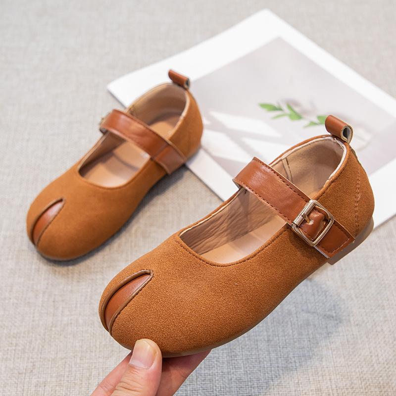 New Children Fashion Girls Casual Shoes Non-slip Versatile Soft Round-toe Kids Simple Shallow Mary Janes Chic Breatheable Cute