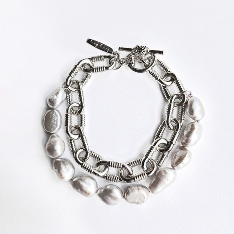 Eliz by Lizgallery Belle Epoque Baroque Pearl Bracelet