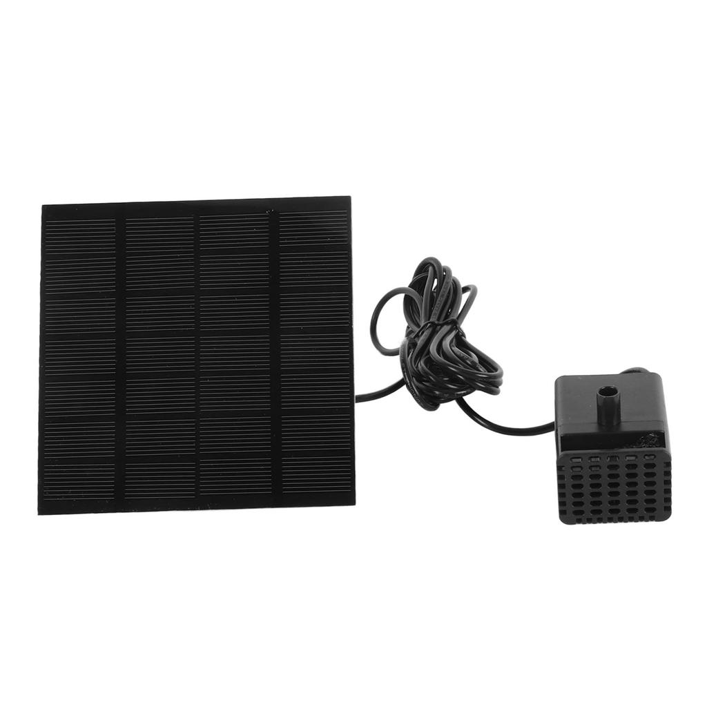 Solar Water Fountain Pump Outdoor Small Submersible Bird Bath Fountain Kit for Pond Garden Pool 120cm Lift