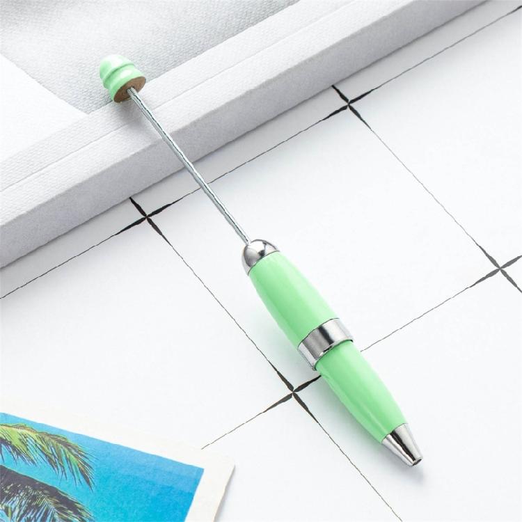 6x 1.0mm Writing Pen Beadable Ballpoint Pen Creative DIY Beaded Pen for Student