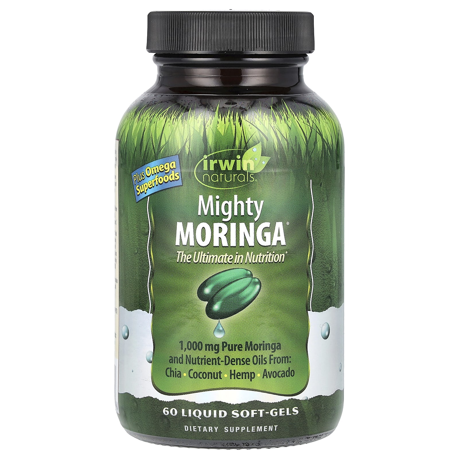 

Mighty Moringa, 60 Liquid Soft-Gels