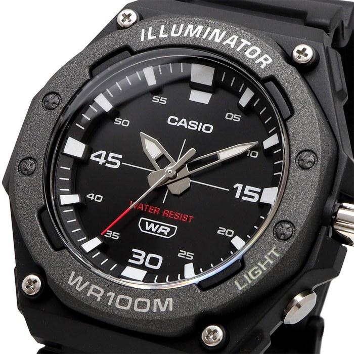 Casio CASIO Standard LED Light Analog Quartz Watch MW-620H-1AV Men's Black Overseas Model MW-620H-1AV