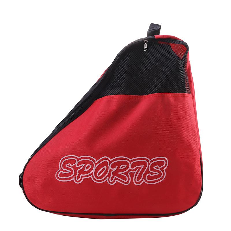 Half Net Roller Skating Bags Adult Children's Skating Shoes One Shoulder Backpack Roller Skating Large Capacity Storage Bag