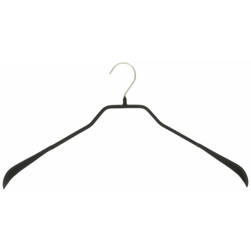 MAWA No-Slip Hangers for Suits and Coats, Body Forms, Women's and Men's Sizes L, Set of 2, Black, MA4421-2