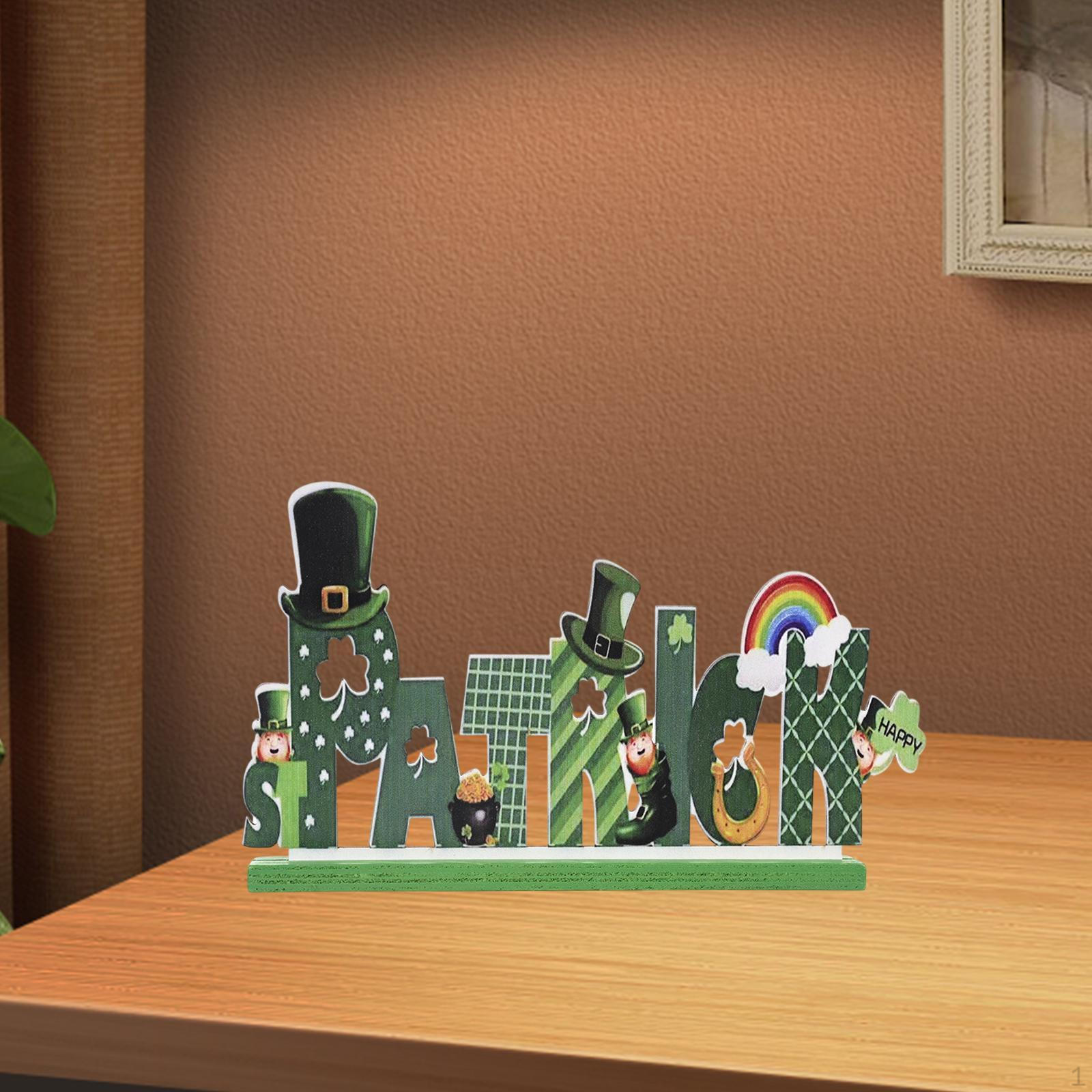 

Коллекционная деревянная буква-украшение на день Св.. День Святого Патрика, настольная табличка Style A