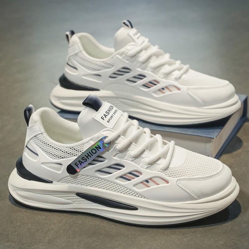 Men s Shoes Breathable Mesh Fashionable All-matching Platform Sole Sneakers Casual Skate Dad s 41