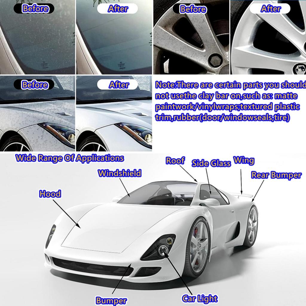 200G Blue Car Plasticine Car Detailing Cleaning Magic Clay Bar Auto Washing Super Clean Car Paint Maintenance Cleaning Supplies