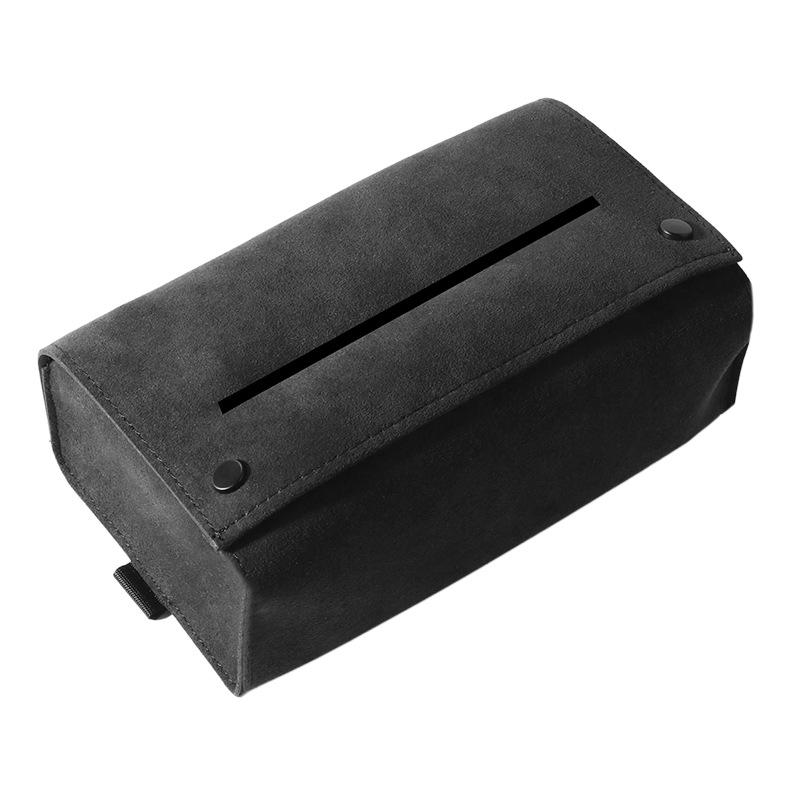 Alcantara Tissue Box for Tesla Screen, Console, & Seat Back