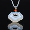 New Chinese Style Natural Auspicious Cloud Retro Safety Lock Ruyi Pendant