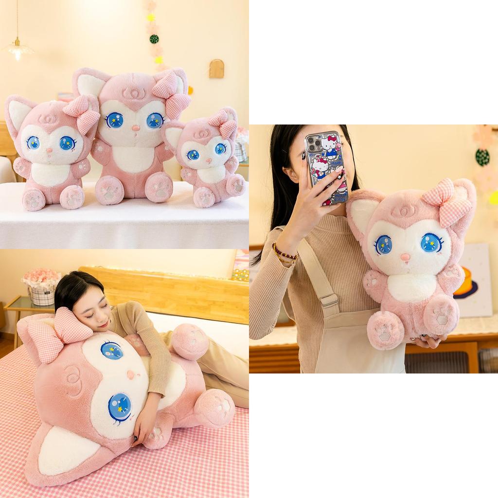 Cute Fox Plush Toy For Girls Cartoon Fox Stuffed Animal Doll Perfect Birthday Gift And Home Decor