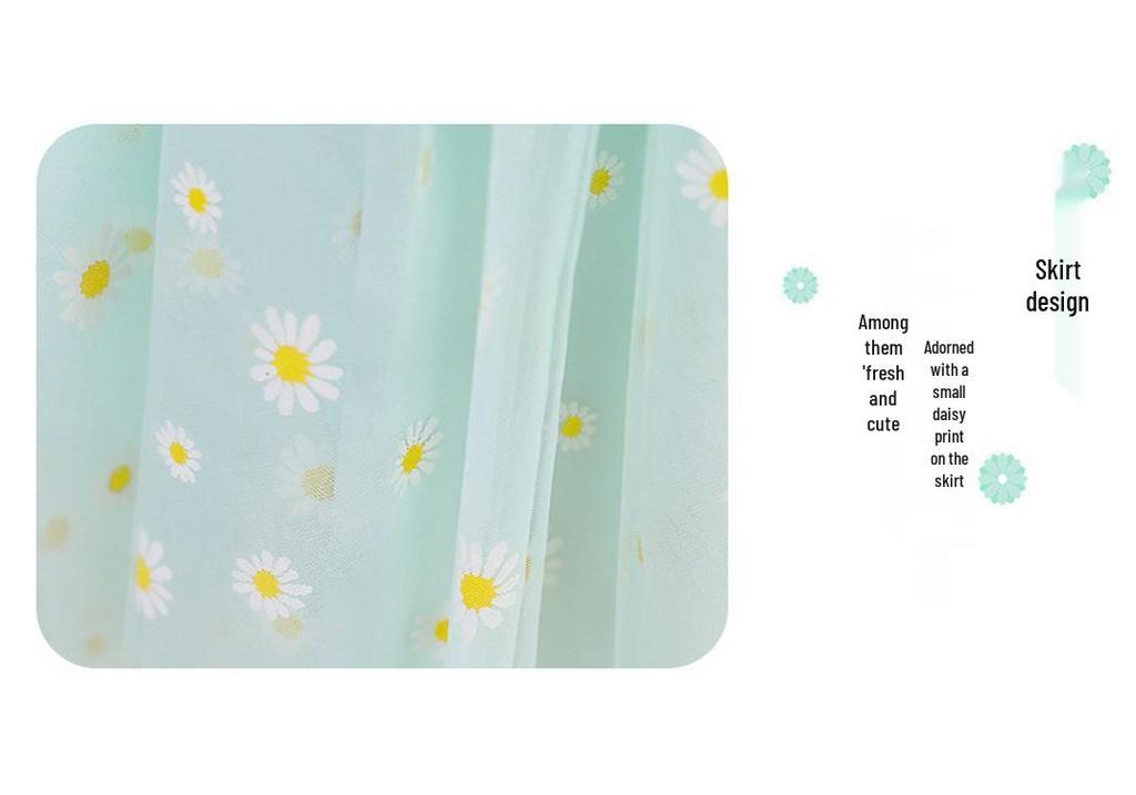 2026 New Summer Girls' Princess Gauze Dress