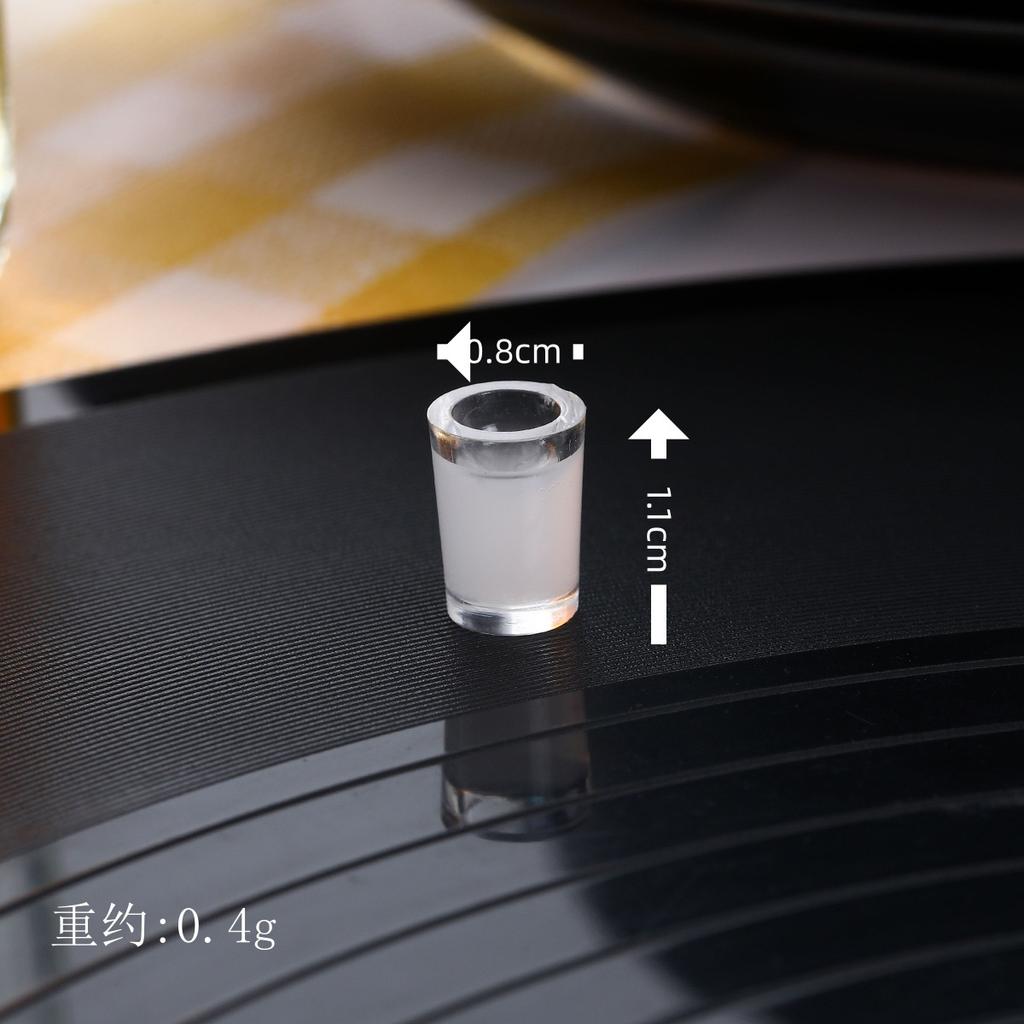 Simulation Red Wine Glass Coffee Cocktail Champagne Model Mini Miniature Food Ornaments 10pc/lot