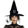Witch Hat Pendant Halloween Spiders Hat Widget Personality Hat Decoration for Halloween Cosplay