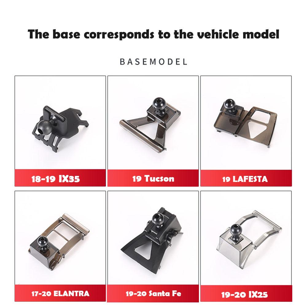 Auto Handyhalter Halterung Basis Magnetischer Halter Ständer Für Hyundai IX25 IX35 Verna LA FESTA Palisade Santafe Custo Speziell