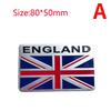 3D Aluminum ENGLAND United Kingdom UK National Flag Map Car Motorcycle Badge Emblem Decal Sticker For Land Rover MINI Jaguar bwsx9