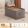 Clothes Storage Box With Divided Compartments For Wardrobe Organization And Home Use