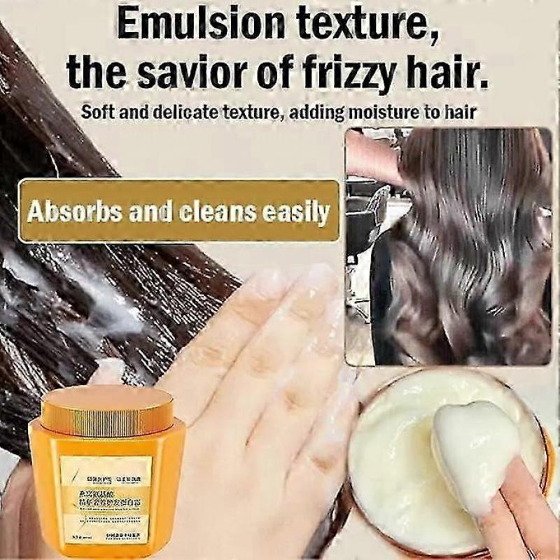 Amino Acid Essence Luxury Nourishing Hair Protein Cream, Moisturizing Repair Hair Care Conditioner, 500ml Repairing Essence Hair Mask, Deep Conditione
