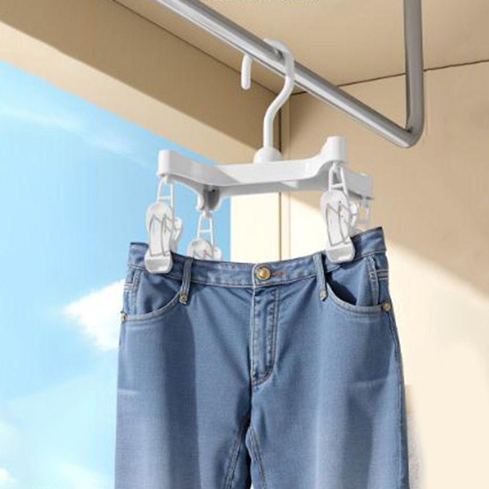 Quick Drying Underwear Drying Rack Efficient Garment Hanger H Shaped Trouser Hanger  for Home
