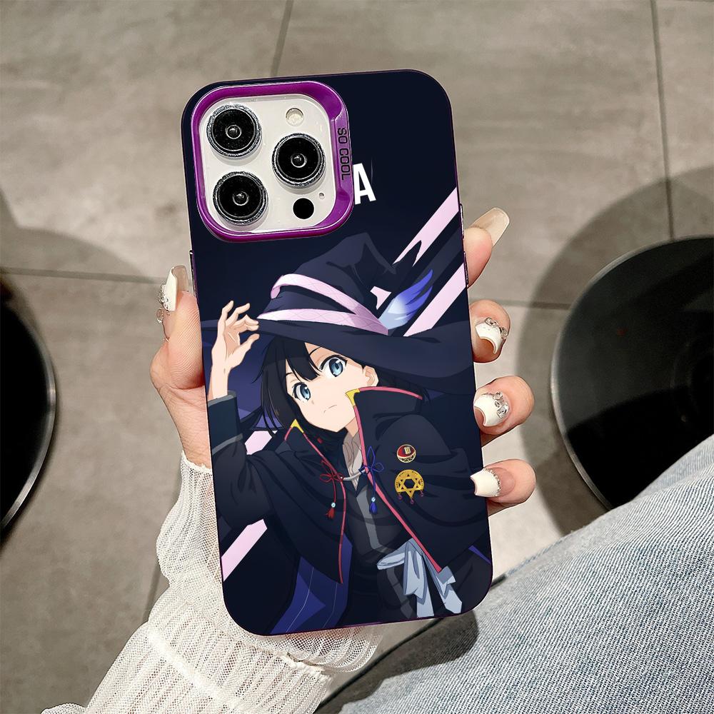 Wandering Witch Saya Phone Case for iPhone 17 16 15 14 13 12 11 X XR XS Air Pro Max Plus Purple Colorful Silver Cover