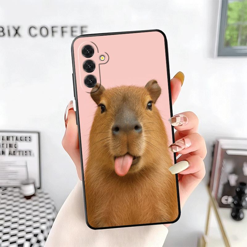 Animal Capybara Cute Soft Phone Case for Samsung A17 A37 A57 A16 A26 A36 A56 A15 A25 A35 A55 A14 A24 A34 A54 A13 A23 A33 A53 A52