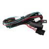 M63K-1Pair Fog Lights Angel Eyes Lamp Front Bumper Grille Grill Cover With Wire Kit For Jetta Bora MK4 1999-2004