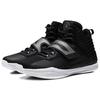 Li Ning Block Mid-Top Basketball Professional Competition Shoes Men Basketball Shoes Standard-Black ABAN065-1