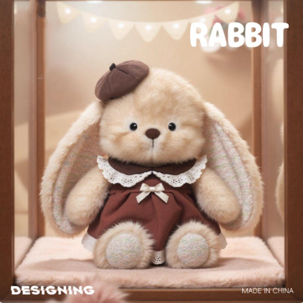 Sleeping Pillow Bunny Plush Toy Comfortable Stuffed Rabbit Walnut Rabbit Doll Birthday Gifts