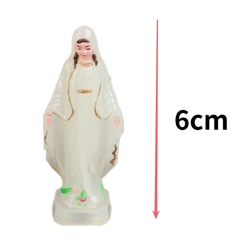 Virgin Mary Plastic Statue Handmade Catholic Virgin Mary Statue Christmas Home Decoration Christmas Gifts