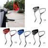 1 Pair Motorcycle Rearview Skeleton Hand Side Adjustable Scooters Rear View Motorbike Accessories
