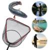 Aluminum Alloy Fishing Landing Net Foldable Trout Net Catch and Release Net Outdoor Fishing Accessories
