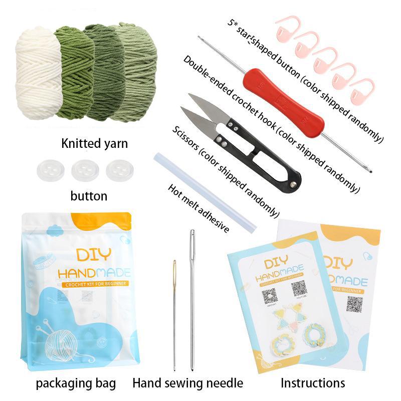 Simple cat collar pet decoration hand-knitted neck scarf collar for dogs and rabbits; saliva towel for dressing