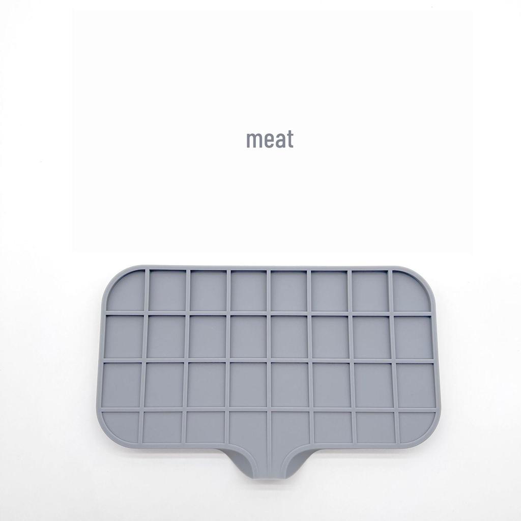 Multifunctional Silicone Soap and Sink Drain Mat - Non-slip, Water Collection Countertop Accessory