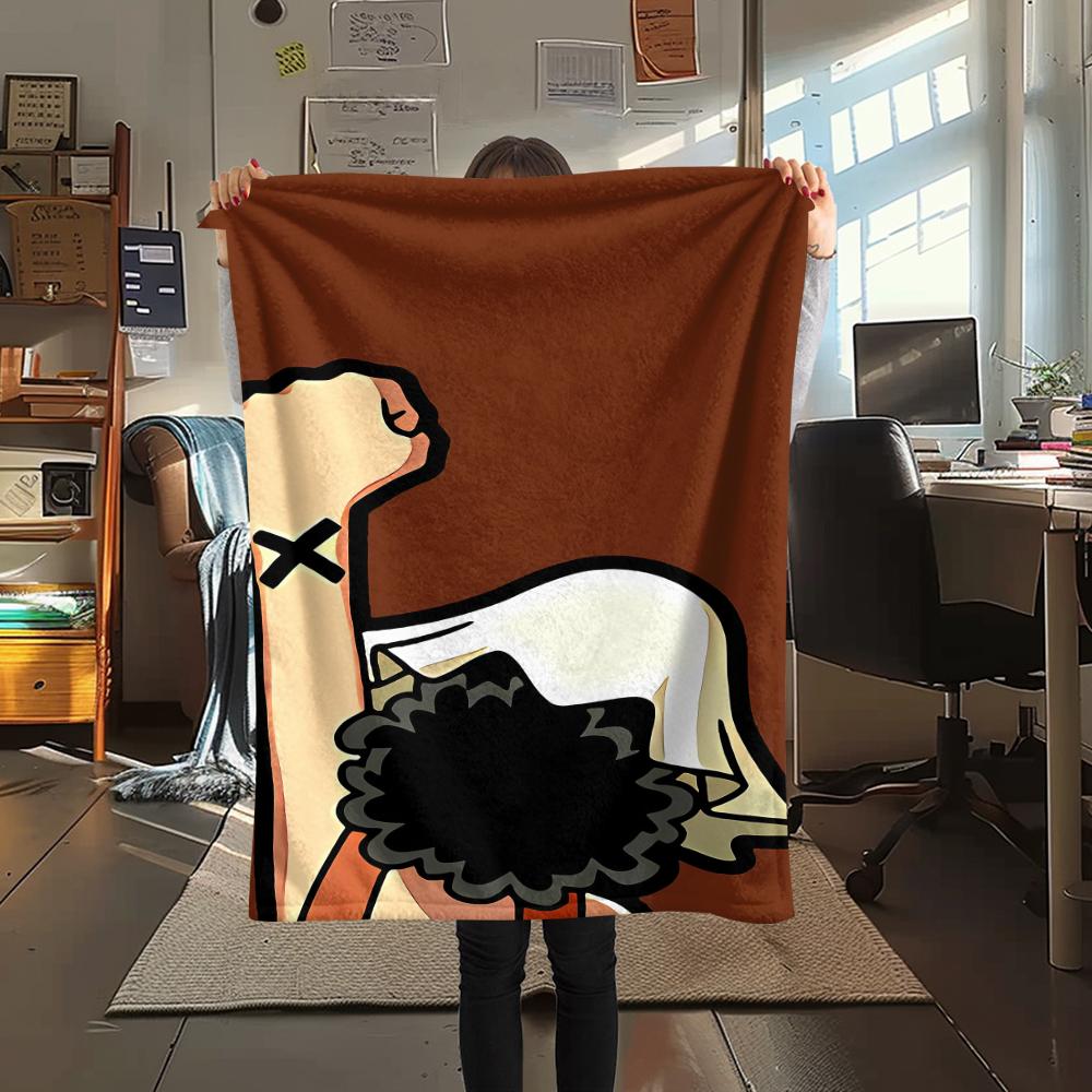 One Piece character Print Flannel Blanket,High quality Comfortable for All Seasons,Home Decor,Warmth and Comfort,Perfect for Christmas Gifts