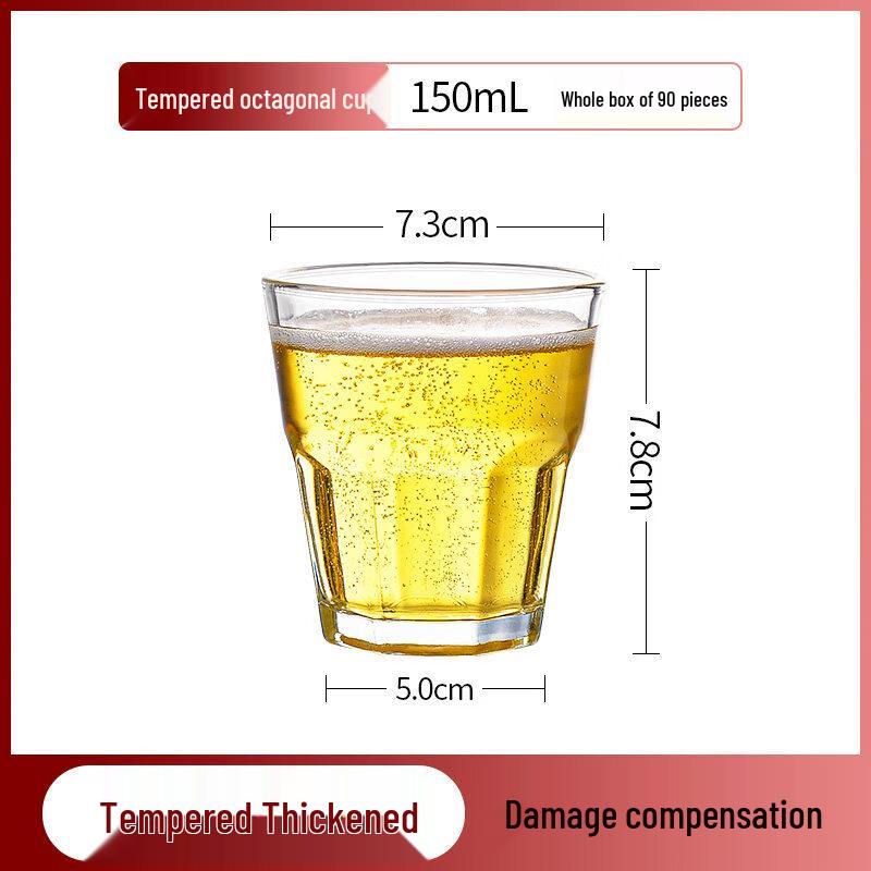 ZISIZ Tempered Glass Beer Mugs