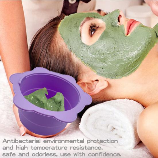 Wachswärmer-Liner, Blumenform, Aufbewahrung, einfach zu entformen, universell, wiederverwendbare Silikon-Wachswärmer-Liner, Salonbedarf