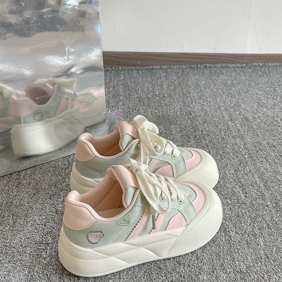 

Korean niche non-collision board shoes autumn new platform casual bread shoes 35