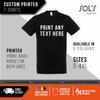 Personalised Custom Printed T Shirt Unisex Workwear Stag Hen Uniform & Clubs