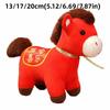 Mascot Dolls Lucky Horse Plush Toys Cute Zodiac Pony Figurine  Chinese New Year