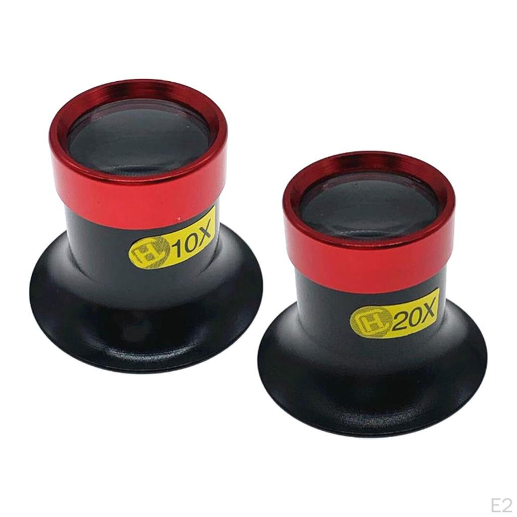 Loop Magnifying Glass Lens Watch Jewelry Coins Stamps Repair Tool, Good and impact resistance,