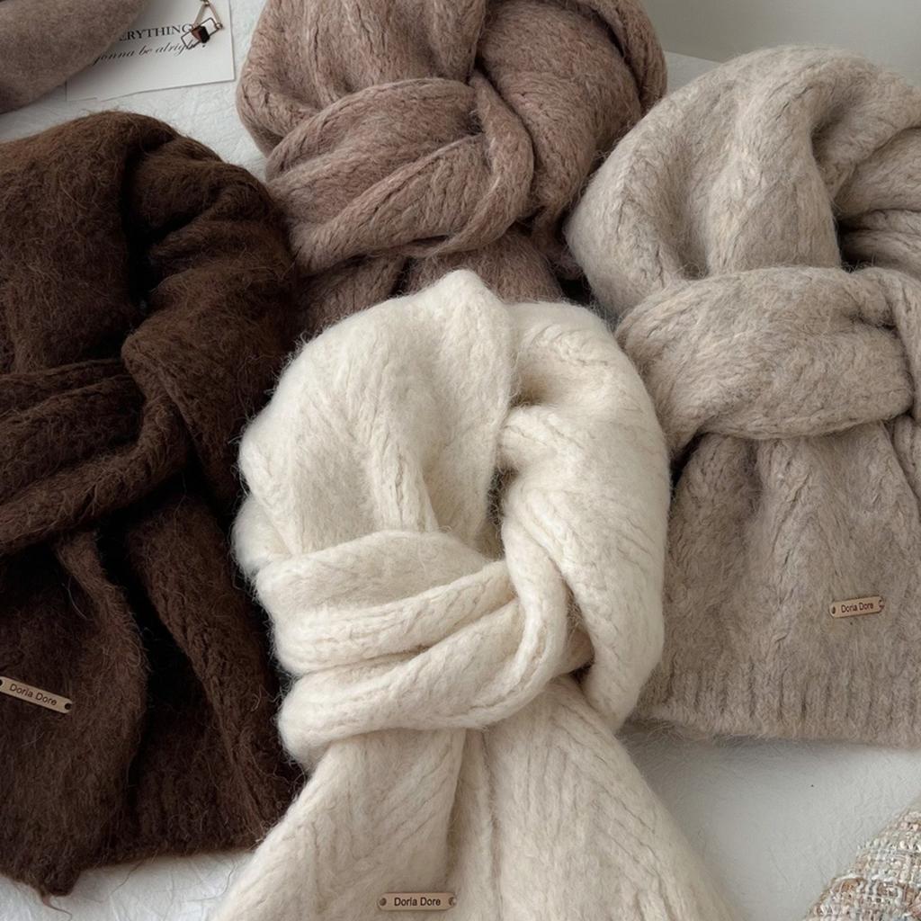 Albaka alpaca wollen sjaal dames winter nieuw gemengd Koreaanse versie trendy student high-end breiwerk