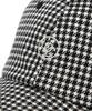 Eondeokeonteulol Houndstooth Check Logo Ball Cap Union Udc / Authentic B B / Mono Hound